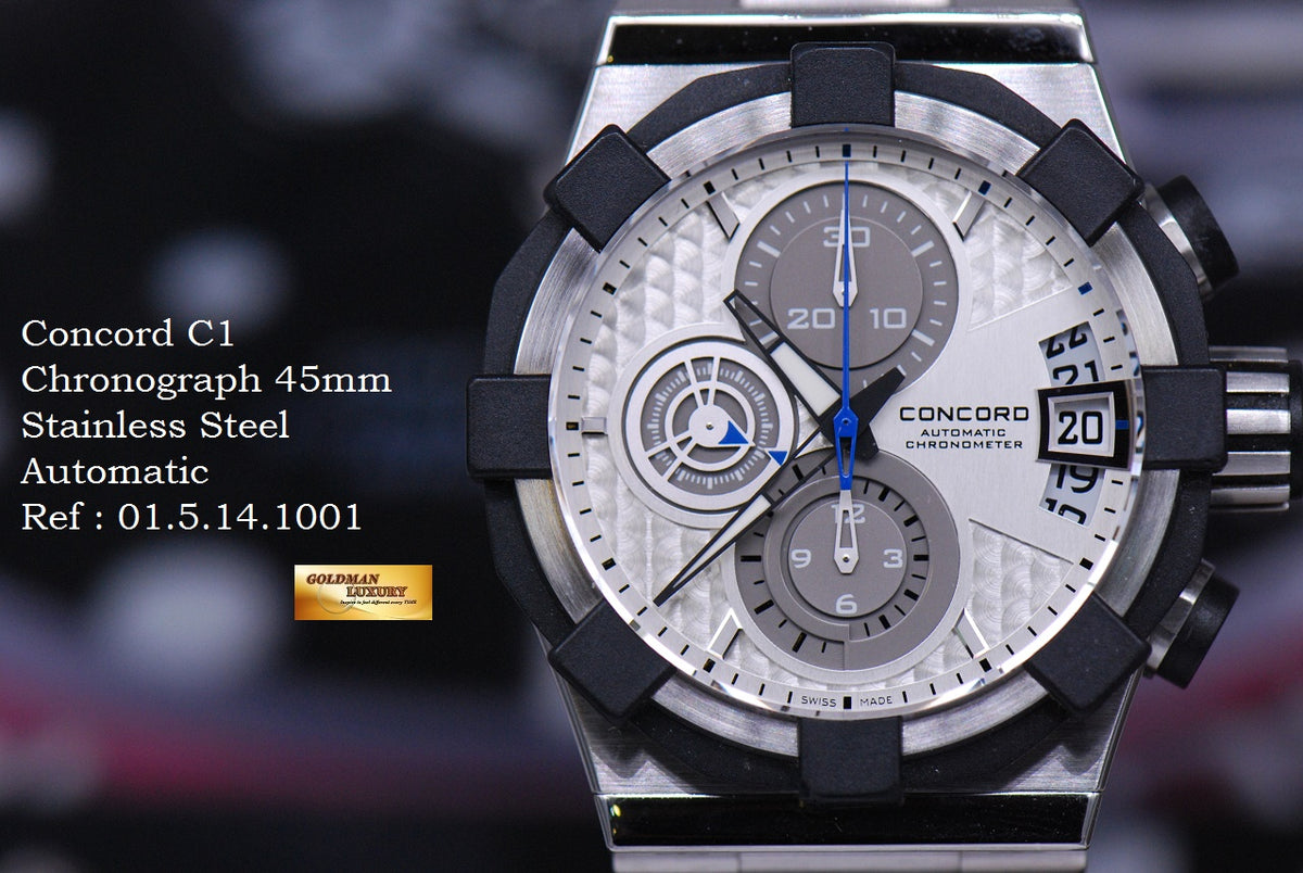 [SOLD] CONCORD C1 CHRONOGRAPH SS 45mm AUTOMATIC (MINT)