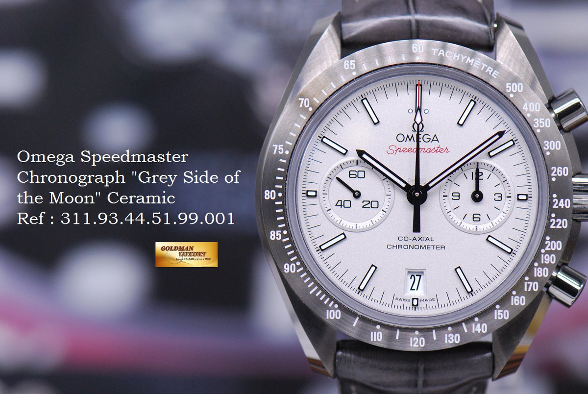 [SOLD] OMEGA SPEEDMASTER CHRONOGRAPH "GREY SIDE OF THE MOON" GREY CERAMIC AUTOMATIC (LNIB)