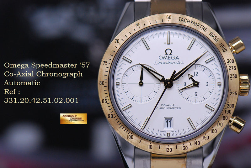 Omega speedmaster store 57 gold