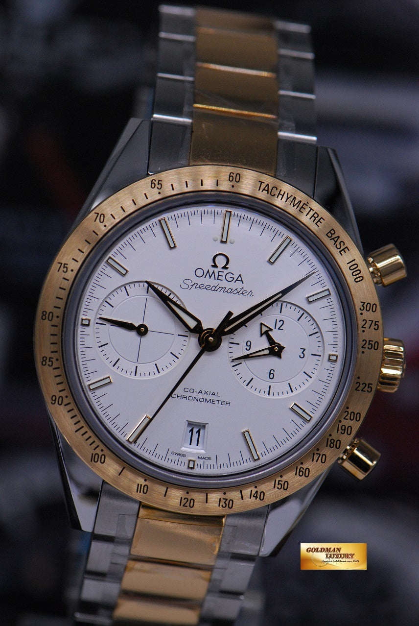 [SOLD] OMEGA SPEEDMASTER ’57 CO-AXIAL CHRONOGRAPH HALF-GOLD AUTOMATIC (NEW-UNWORN)
