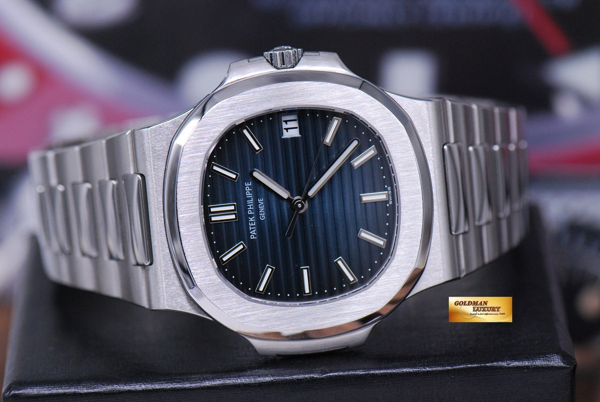 [SOLD] PATEK PHILIPPE NAUTILUS MEN’S STAINLESS STEEL BLUE 5711/1A (LNIB)