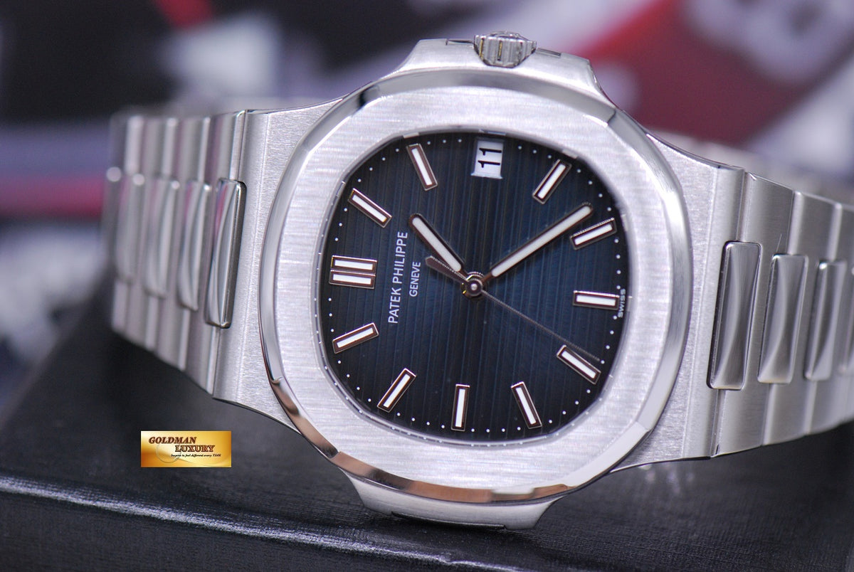 [SOLD] PATEK PHILIPPE NAUTILUS MEN’S STAINLESS STEEL BLUE 5711/1A (LNIB)