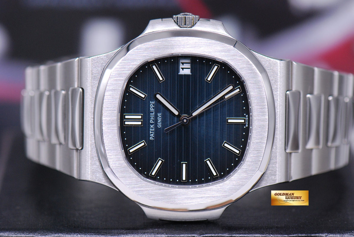 [SOLD] PATEK PHILIPPE NAUTILUS MEN’S STAINLESS STEEL BLUE 5711/1A (LNIB)