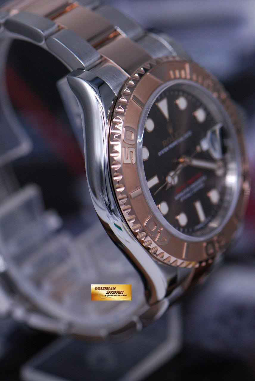 [SOLD] ROLEX OYSTER PERPETUAL YACHT-MASTER HALF-ROSE GOLD Ref 116621 (LNIB)