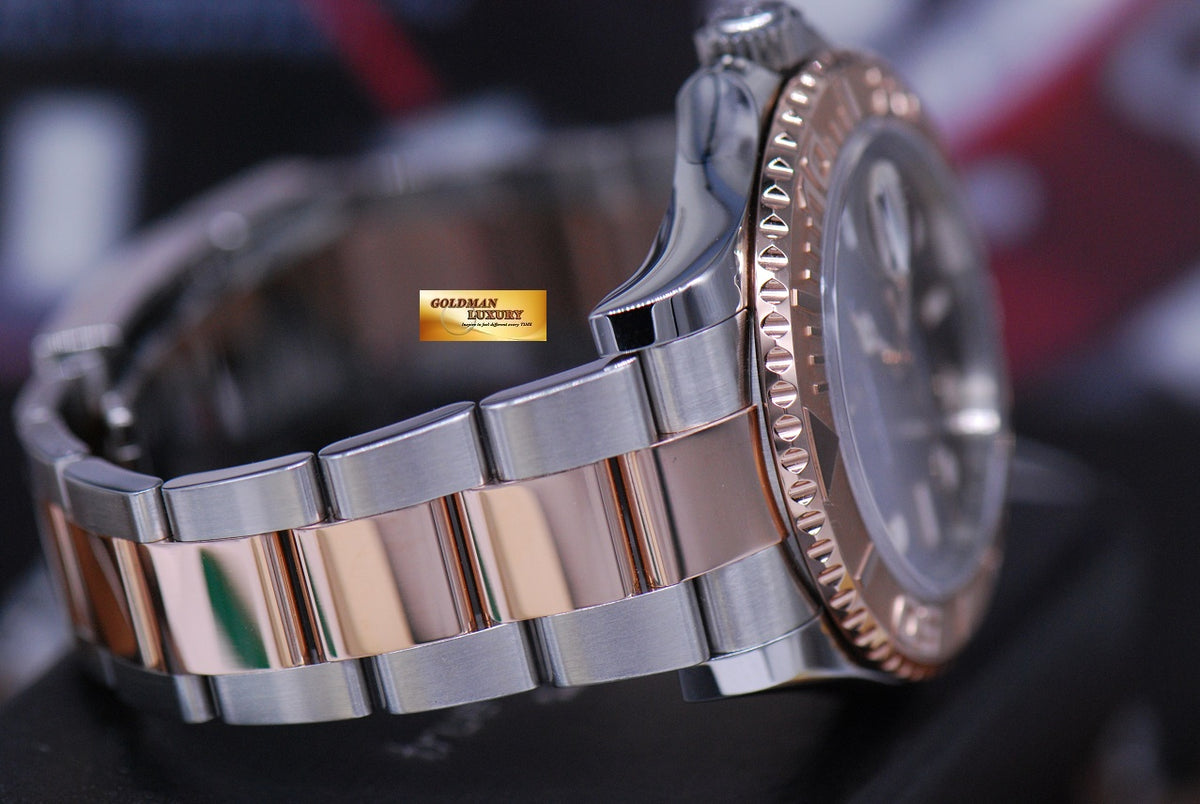 [SOLD] ROLEX OYSTER PERPETUAL YACHT-MASTER HALF-ROSE GOLD Ref 116621 (LNIB)