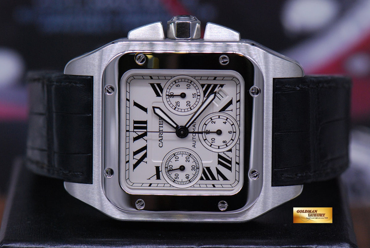 [SOLD] CARTIER SANTOS 100 XL CHRONOGRAPH AUTOMATIC (MINT)