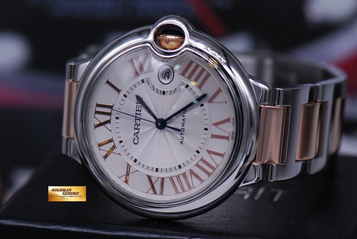 [SOLD] CARTIER BALLON BLEU 42mm HALF-ROSE GOLD AUTOMATIC (MINT)