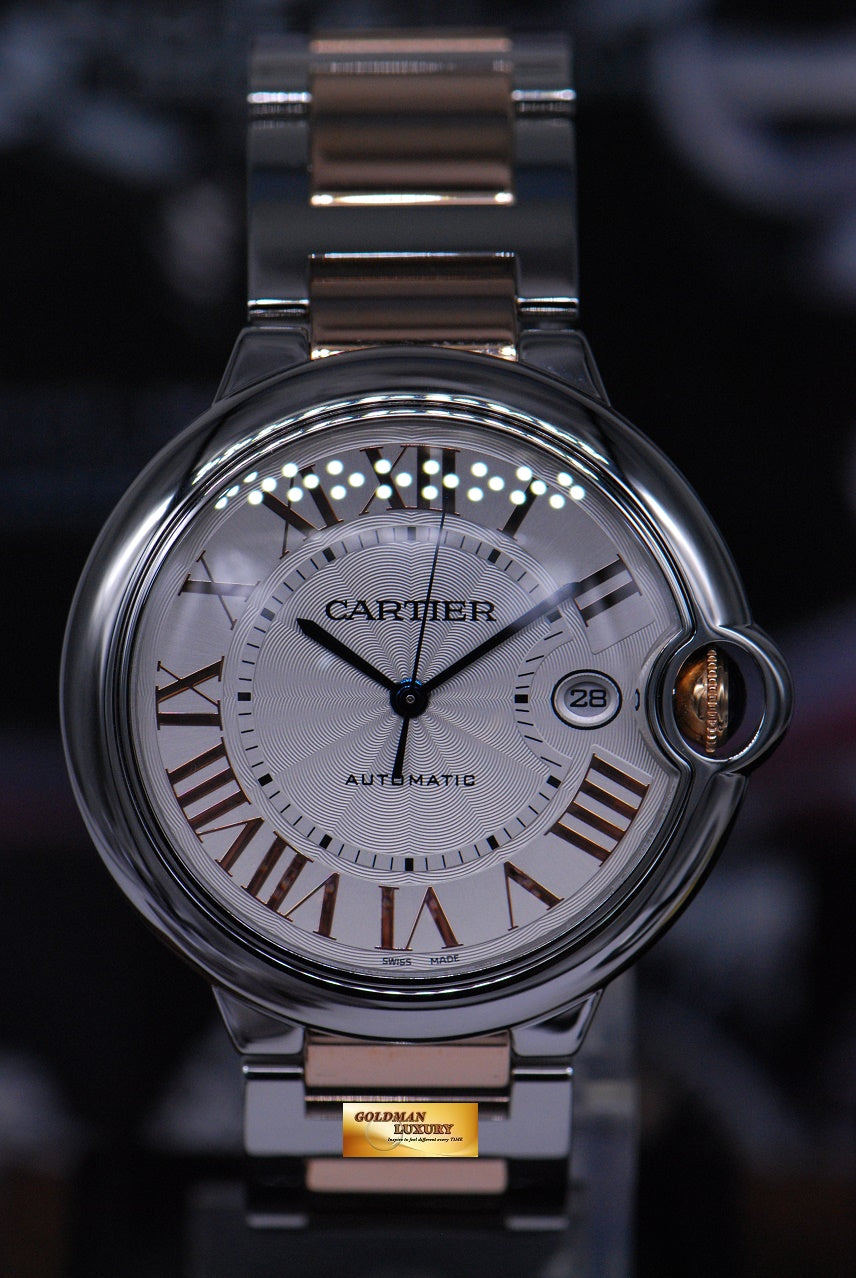 [SOLD] CARTIER BALLON BLEU 42mm HALF-ROSE GOLD AUTOMATIC (MINT)