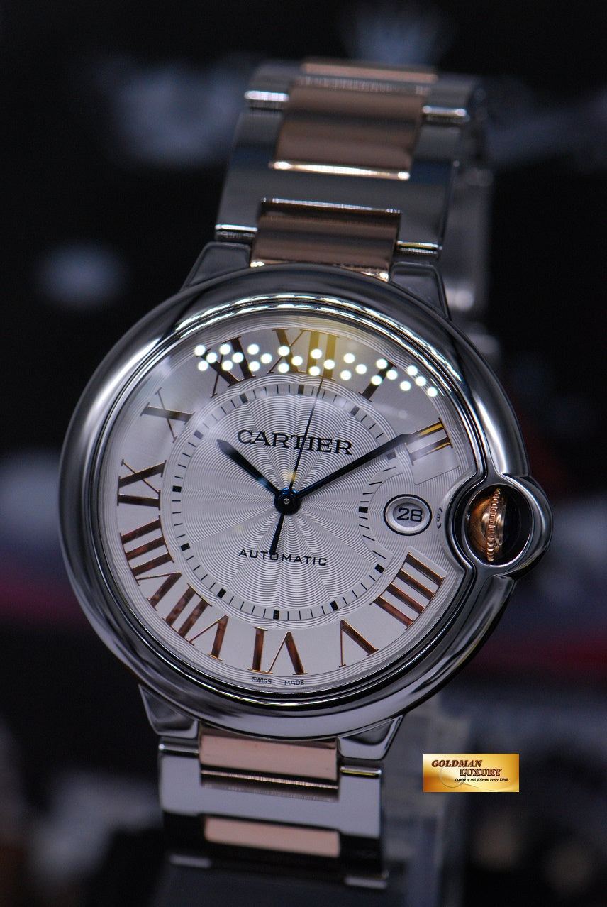 [SOLD] CARTIER BALLON BLEU 42mm HALF-ROSE GOLD AUTOMATIC (MINT)