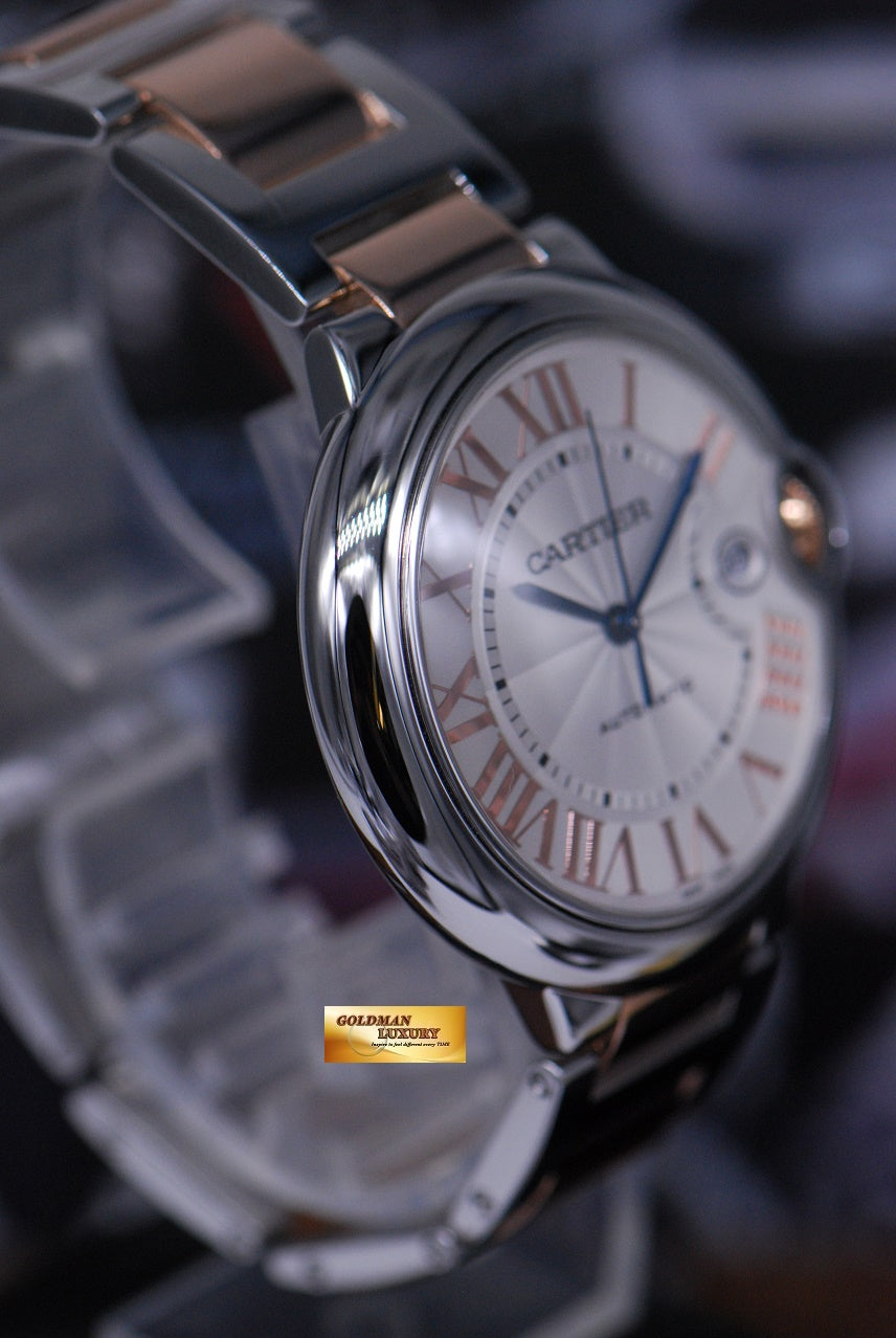 [SOLD] CARTIER BALLON BLEU 42mm HALF-ROSE GOLD AUTOMATIC (MINT)