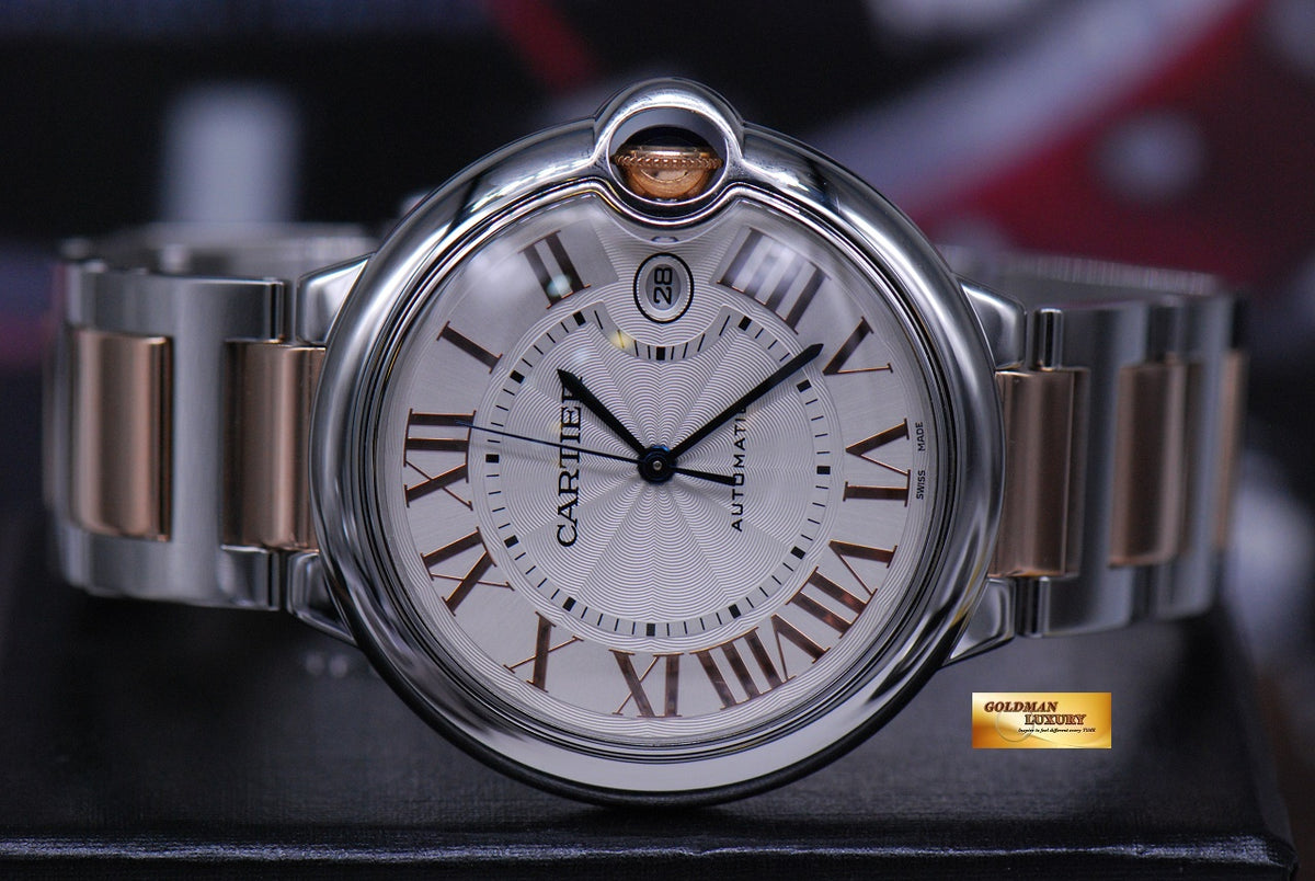 [SOLD] CARTIER BALLON BLEU 42mm HALF-ROSE GOLD AUTOMATIC (MINT)