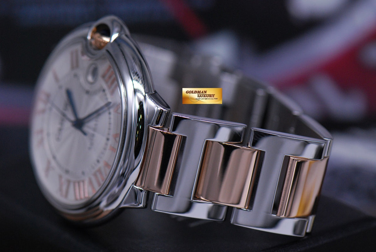 [SOLD] CARTIER BALLON BLEU 42mm HALF-ROSE GOLD AUTOMATIC (MINT)