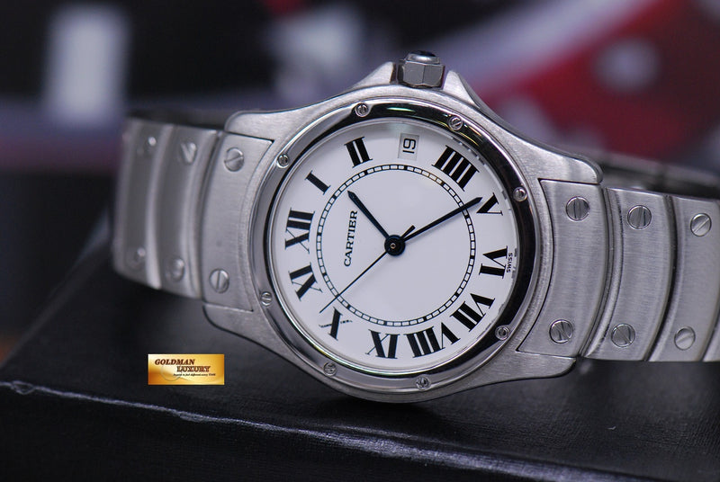 Cartier santos deals ronde automatic
