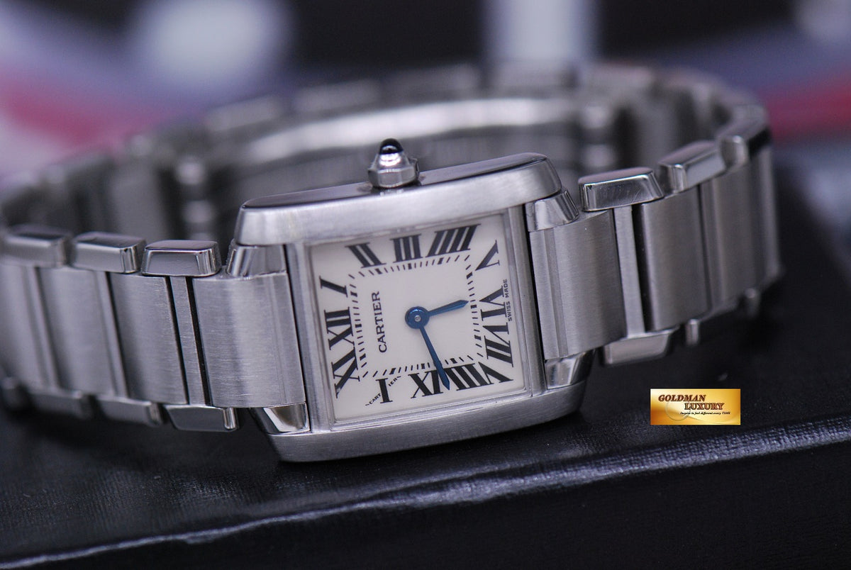 [SOLD] CARTIER TANK FRANCAISE LADIES SMALL QUARTZ 2384 (MINT)