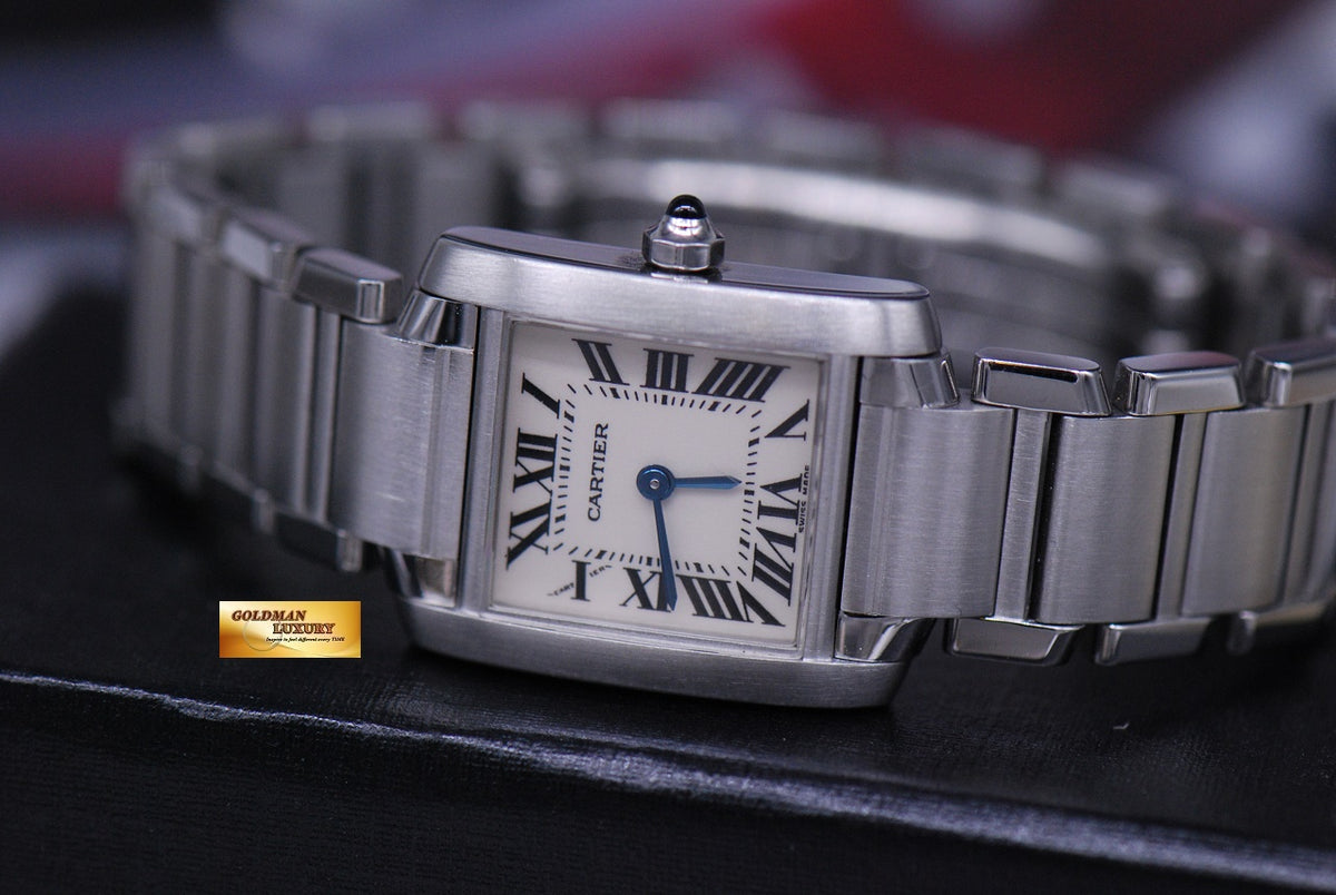 [SOLD] CARTIER TANK FRANCAISE LADIES SMALL QUARTZ 2384 (MINT)