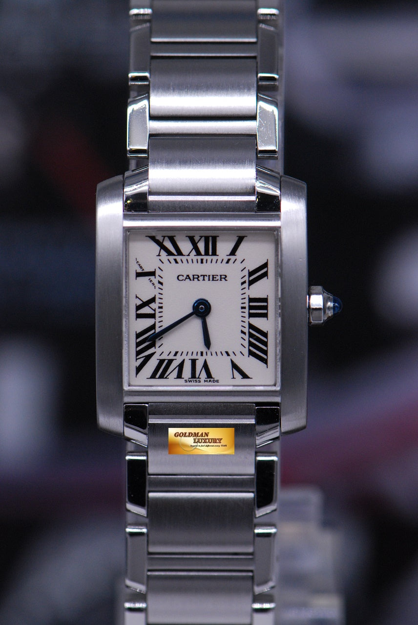 [SOLD] CARTIER TANK FRANCAISE LADIES SMALL QUARTZ 2384 (MINT)