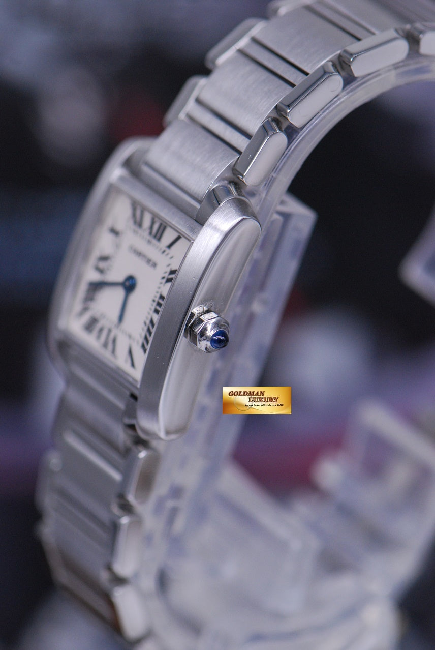 [SOLD] CARTIER TANK FRANCAISE LADIES SMALL QUARTZ 2384 (MINT)