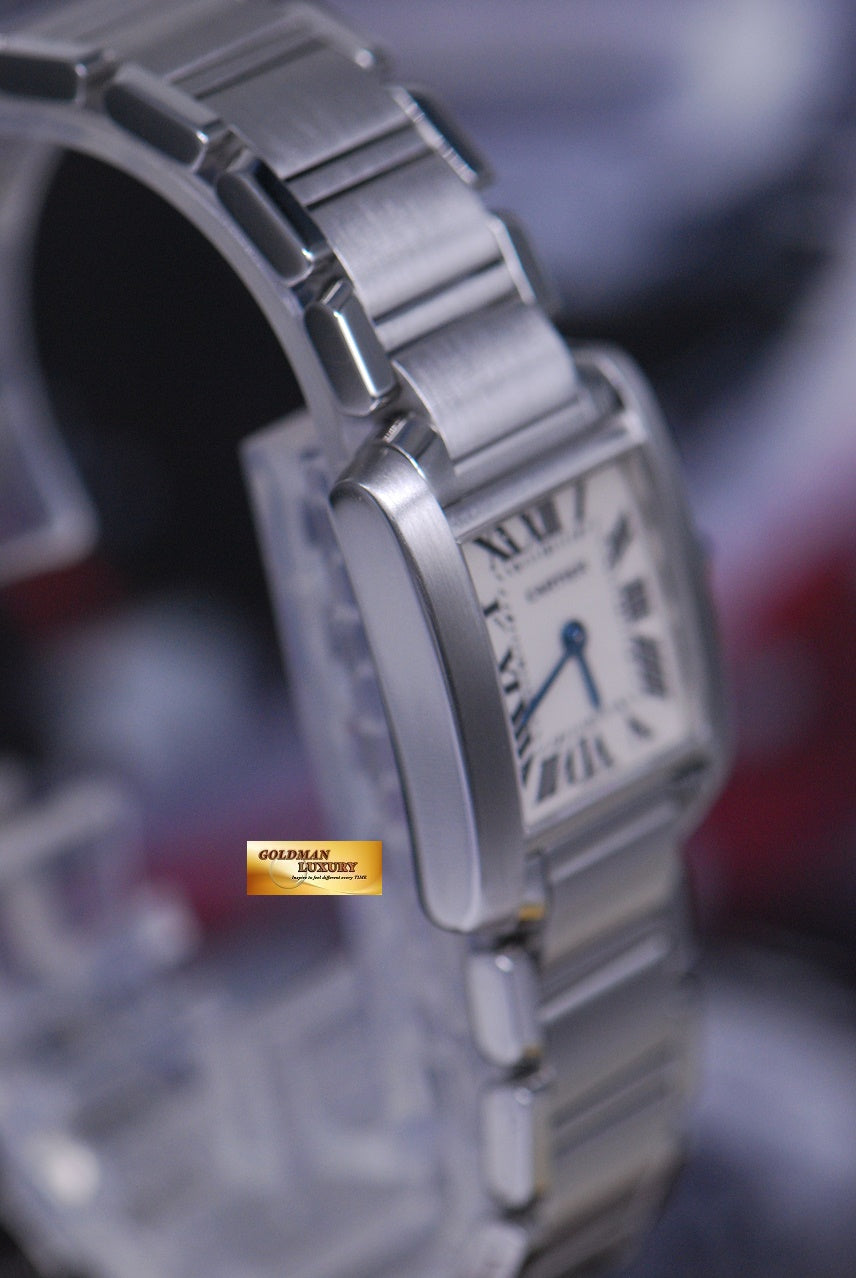 [SOLD] CARTIER TANK FRANCAISE LADIES SMALL QUARTZ 2384 (MINT)