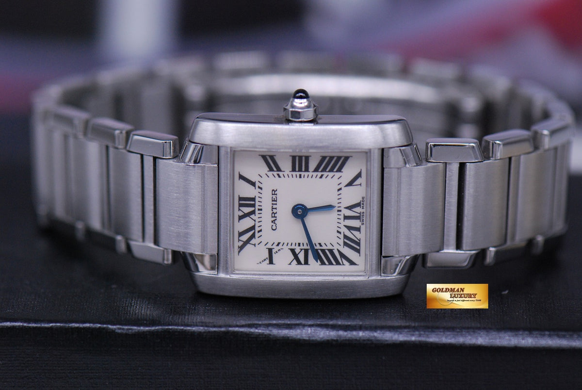 [SOLD] CARTIER TANK FRANCAISE LADIES SMALL QUARTZ 2384 (MINT)