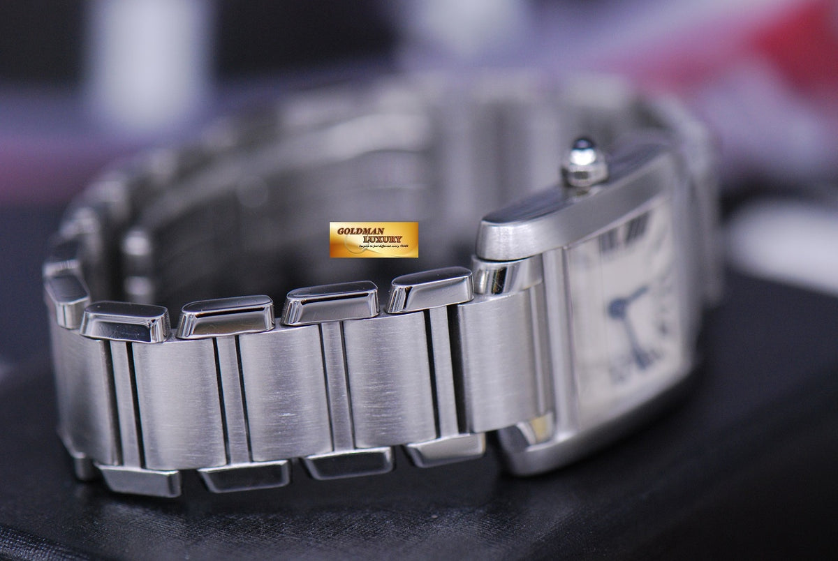 [SOLD] CARTIER TANK FRANCAISE LADIES SMALL QUARTZ 2384 (MINT)