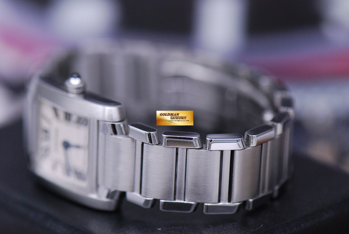 [SOLD] CARTIER TANK FRANCAISE LADIES SMALL QUARTZ 2384 (MINT)