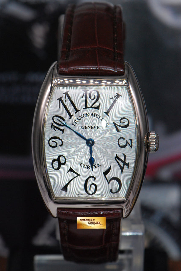 [SOLD] FRANCK MULLER CURVEX 18K WHITE GOLD LADIES QUARTZ 7502 QZ (MINT)