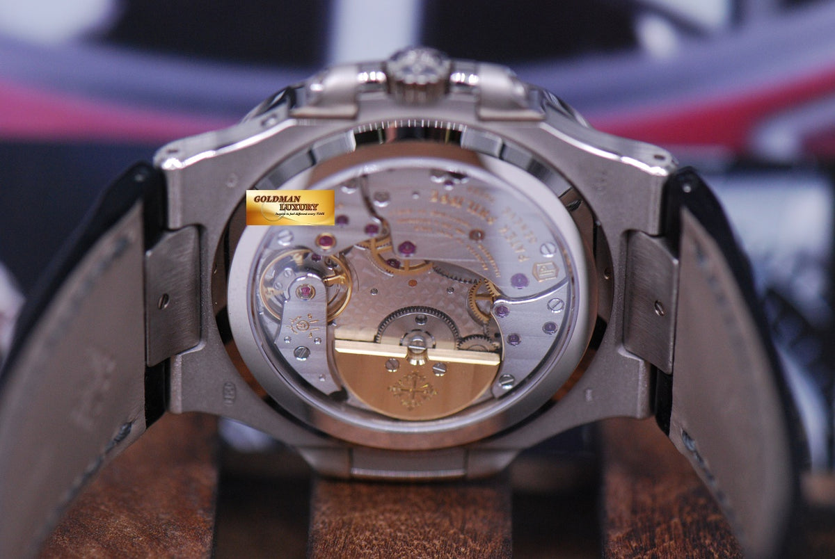 [SOLD] PATEK PHILIPPE NAUTILUS 18K WHITE GOLD MOONPHASE POWER RESERVE 5712G-001 (NEW-UNWORN)
