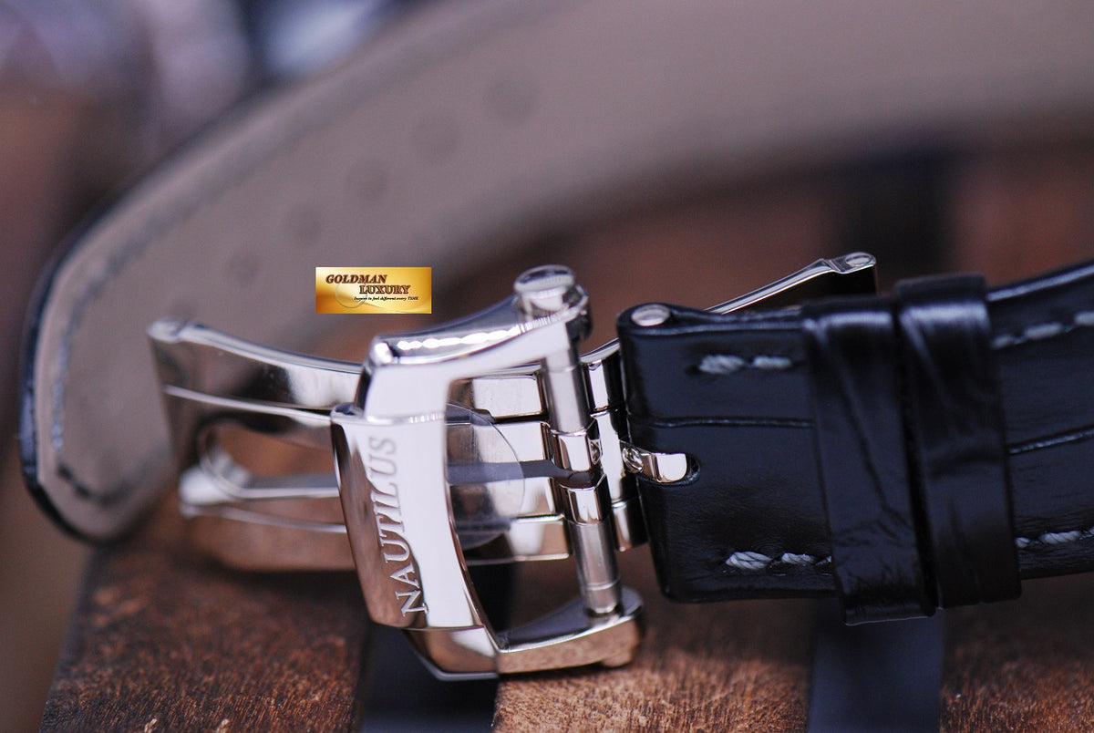 [SOLD] PATEK PHILIPPE NAUTILUS 18K WHITE GOLD MOONPHASE POWER RESERVE 5712G-001 (NEW-UNWORN)