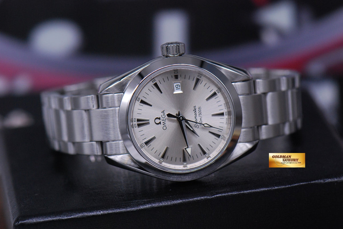 [SOLD] OMEGA SEAMASTER AQUA TERRA LADIES 29mm QUARTZ 2577.3000 (MINT)