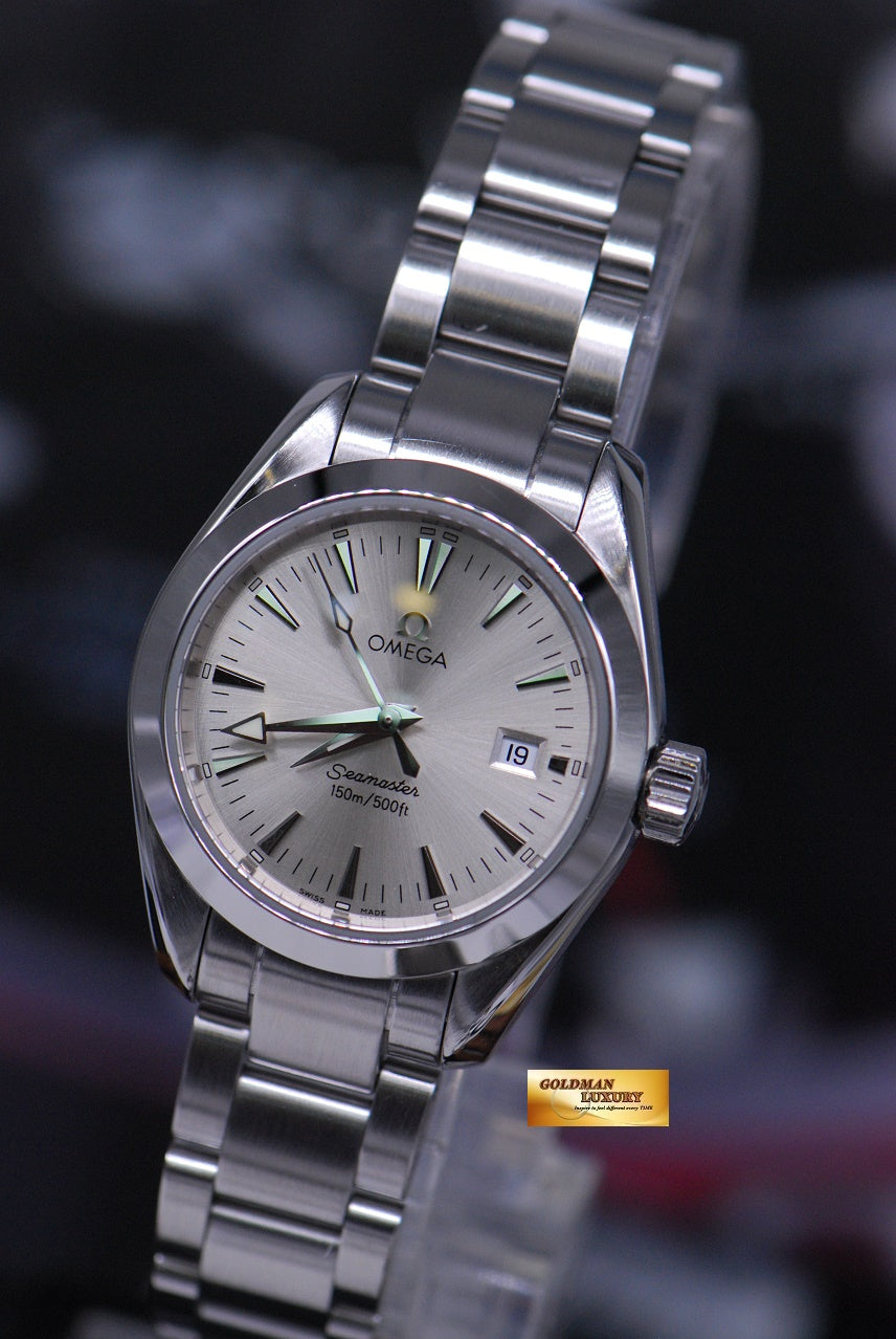 [SOLD] OMEGA SEAMASTER AQUA TERRA LADIES 29mm QUARTZ 2577.3000 (MINT)