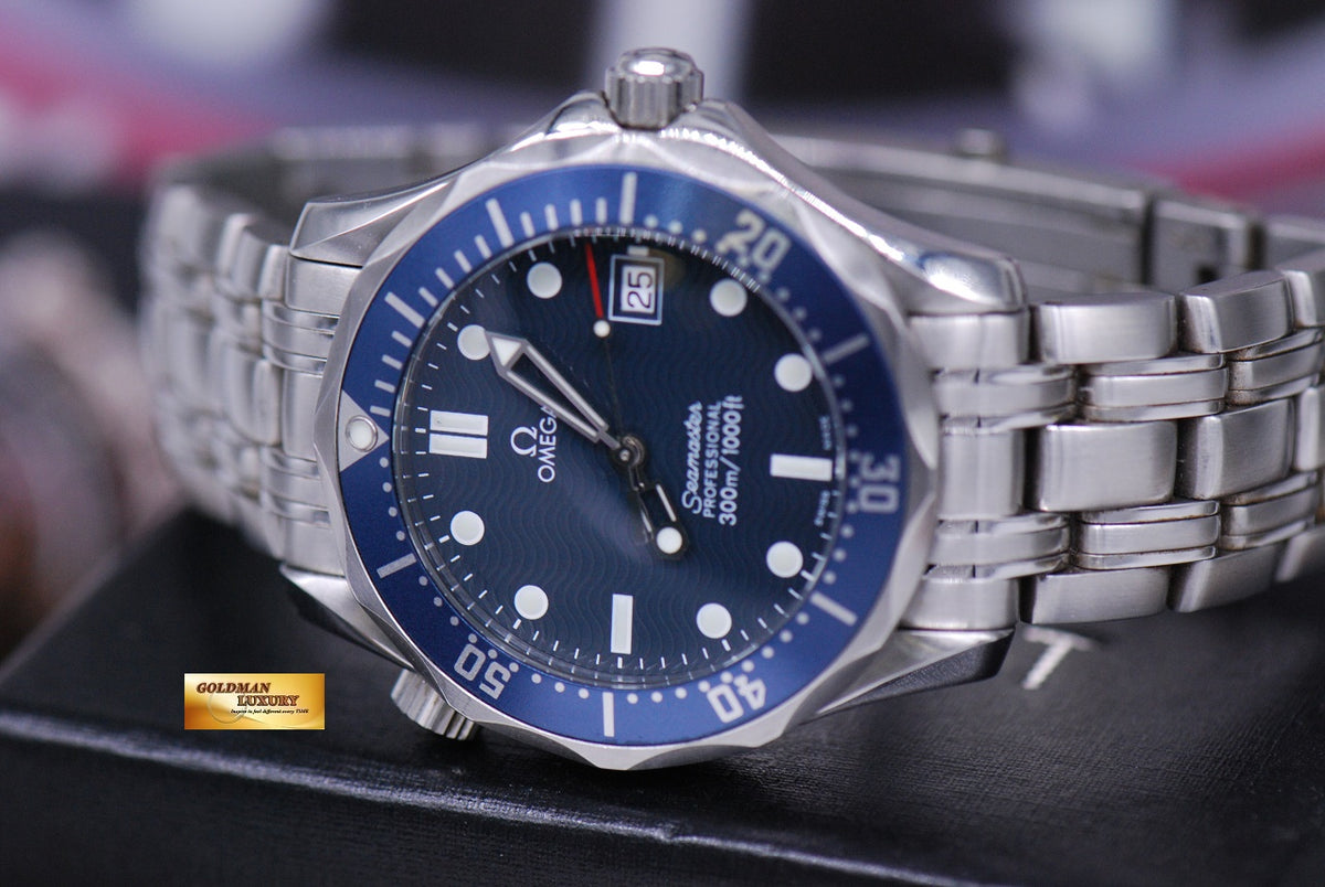 [SOLD] OMEGA SEAMASTER PROFESSIONAL DIVER 36mm MIDSIZE LADIES QUARTZ BLUE (MINT)