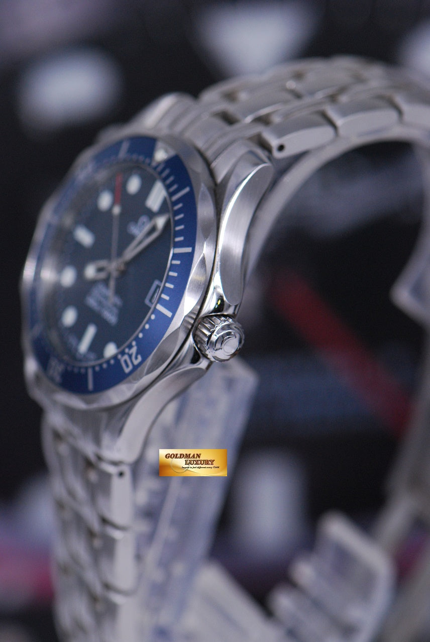 [SOLD] OMEGA SEAMASTER PROFESSIONAL DIVER 36mm MIDSIZE LADIES QUARTZ BLUE (MINT)