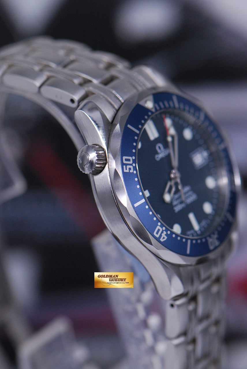 [SOLD] OMEGA SEAMASTER PROFESSIONAL DIVER 36mm MIDSIZE LADIES QUARTZ BLUE (MINT)