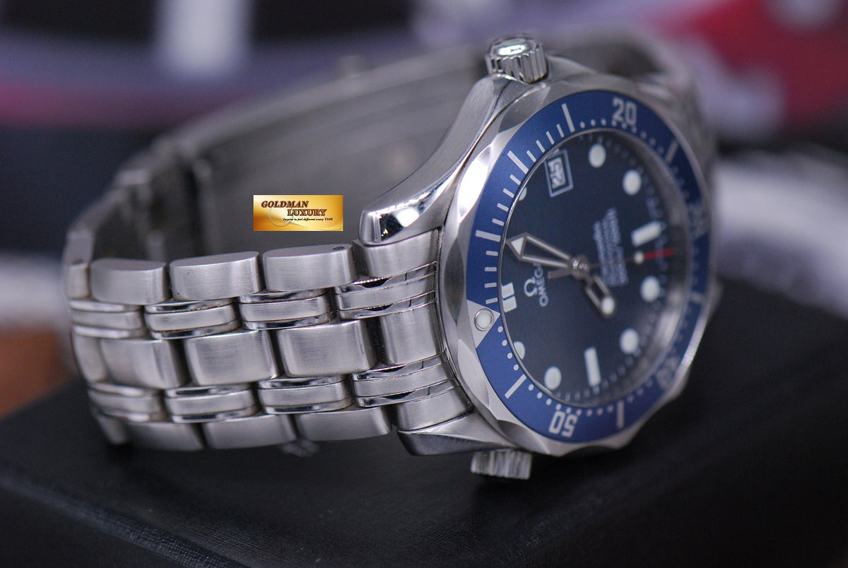 [SOLD] OMEGA SEAMASTER PROFESSIONAL DIVER 36mm MIDSIZE LADIES QUARTZ BLUE (MINT)