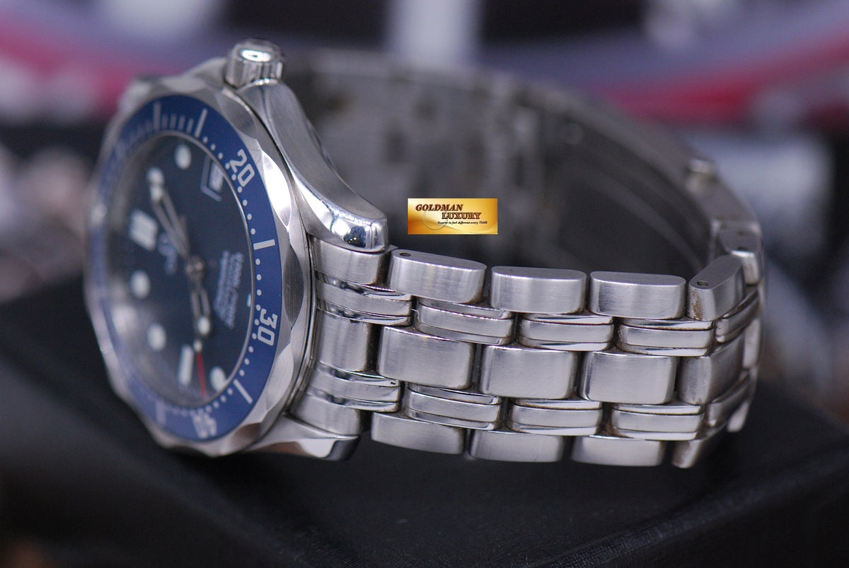 [SOLD] OMEGA SEAMASTER PROFESSIONAL DIVER 36mm MIDSIZE LADIES QUARTZ BLUE (MINT)