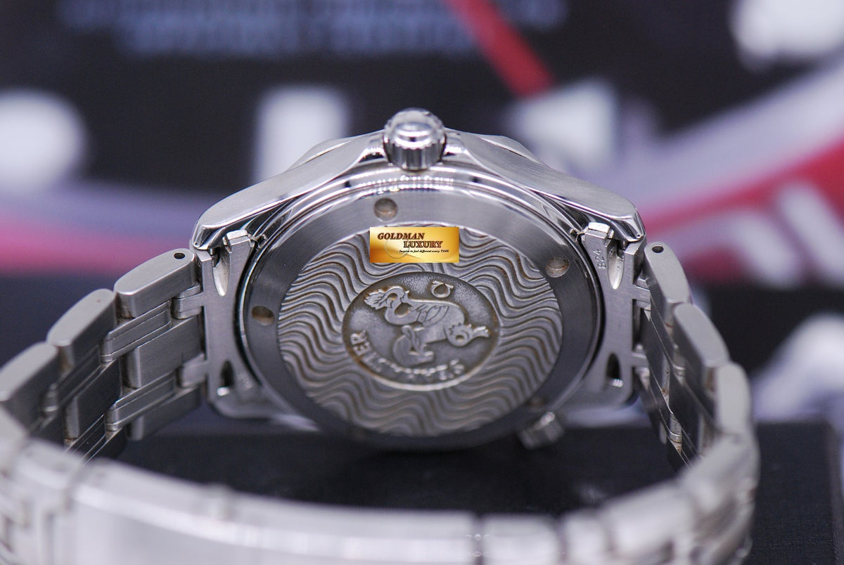 [SOLD] OMEGA SEAMASTER PROFESSIONAL DIVER 36mm MIDSIZE LADIES QUARTZ BLUE (MINT)