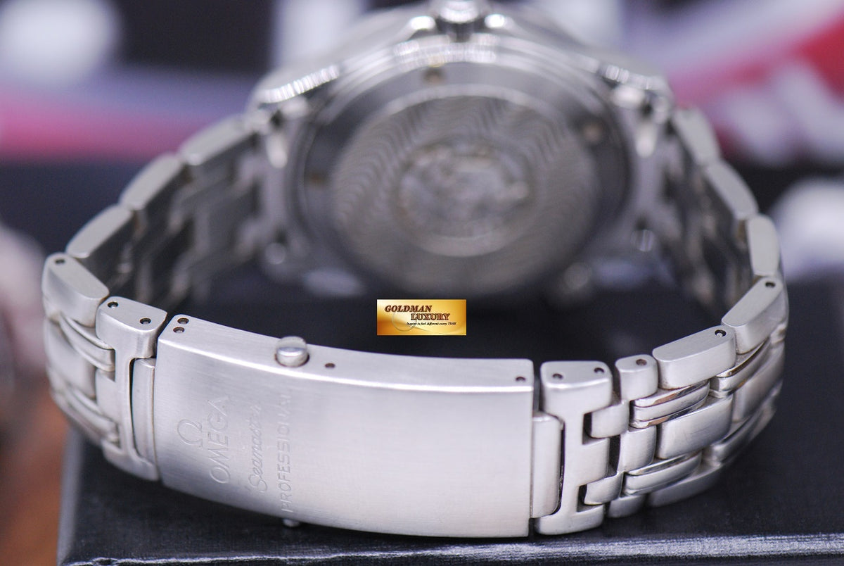 [SOLD] OMEGA SEAMASTER PROFESSIONAL DIVER 36mm MIDSIZE LADIES QUARTZ BLUE (MINT)