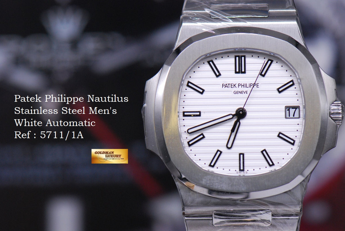 [SOLD] PATEK PHILIPPE NAUTILUS MEN’S STAINLESS STEEL WHITE 5711/1A (NEW-UNWORN)