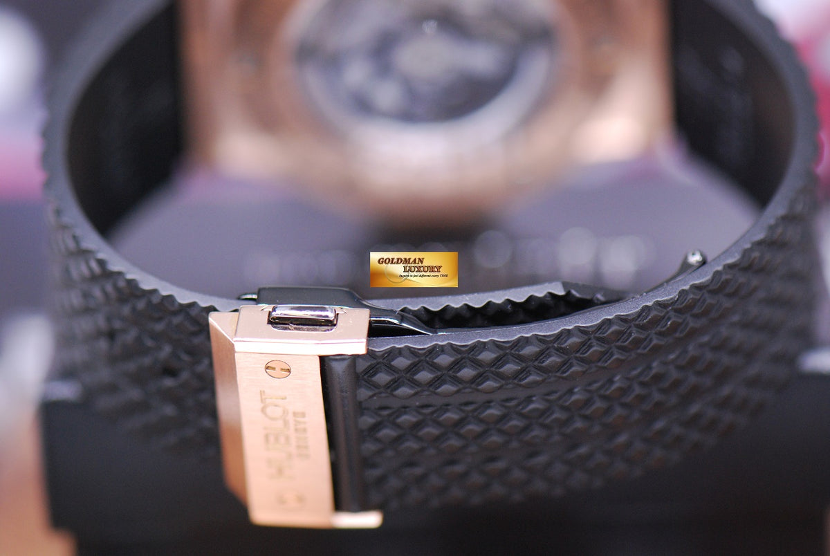 [SOLD] HUBLOT BIG BANG 18K ROSE GOLD CERAMIC BEZEL 44mm CHRONOGRAPH AUTOMATIC 301.PB.131.RX (MINT)