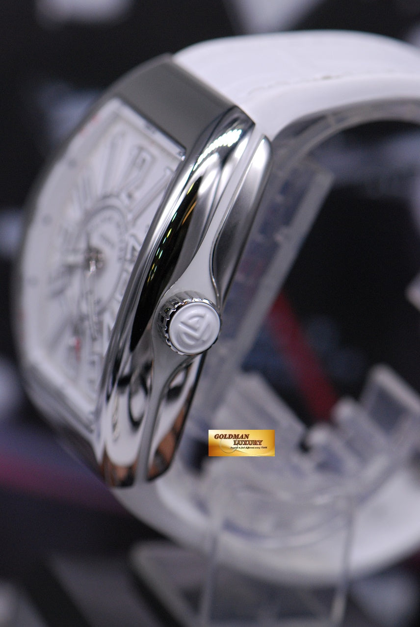 [SOLD] FRANCK MULLER VANGUARD SS AUTOMATIC WHITE Ref V45SCDT (MINT)