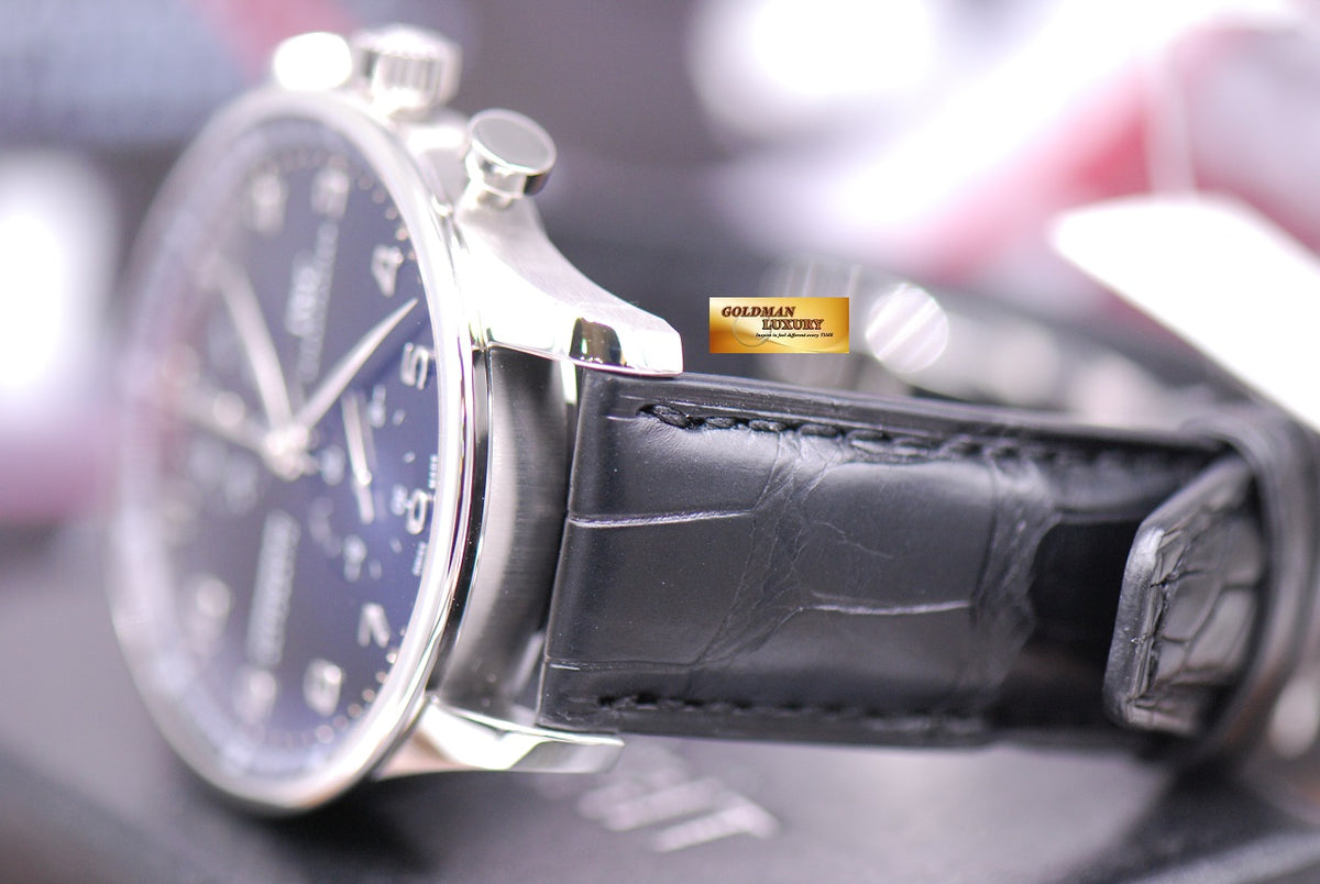 [SOLD] IWC PORTUGUESE CHRONOGRAPH IW3714 BLACK AUTOMATIC Ref : IW3714 (NEW- UNWORN)