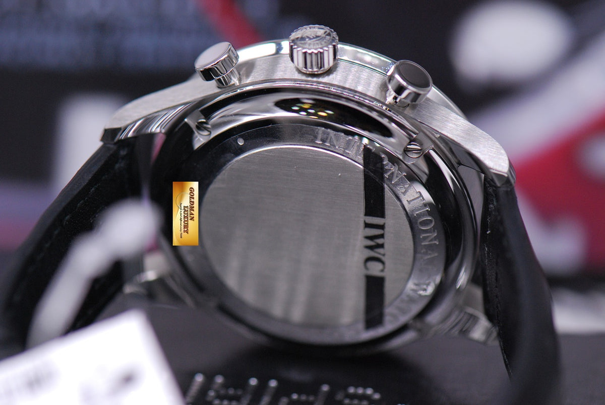 [SOLD] IWC PORTUGUESE CHRONOGRAPH IW3714 BLACK AUTOMATIC Ref : IW3714 (NEW- UNWORN)