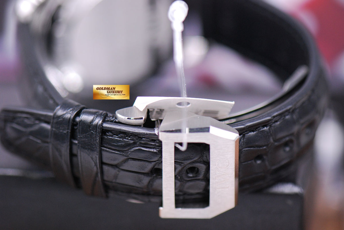 [SOLD] IWC PORTUGUESE CHRONOGRAPH IW3714 BLACK AUTOMATIC Ref : IW3714 (NEW- UNWORN)