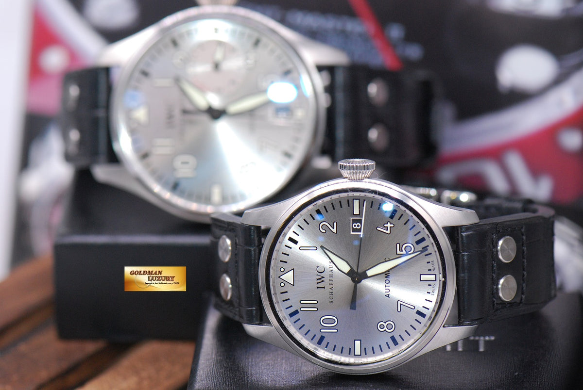 [SOLD] IWC PILOT COLLECTION “FATHER & SON” EDITION BIG PILOT + MARK XVI AUTOMATIC (LNIB)