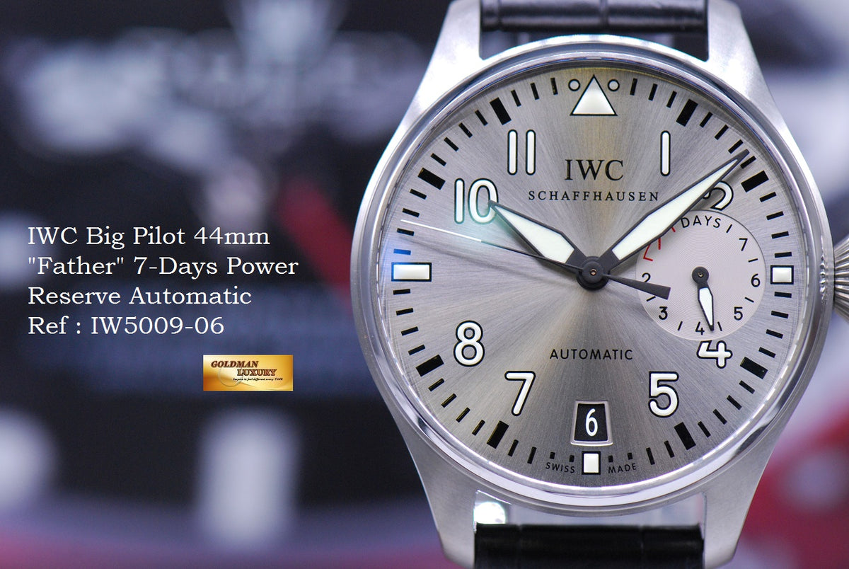 [SOLD] IWC PILOT COLLECTION “FATHER & SON” EDITION BIG PILOT + MARK XVI AUTOMATIC (LNIB)