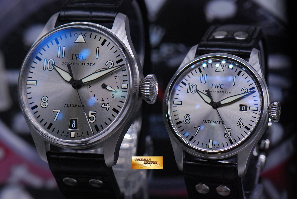 [SOLD] IWC PILOT COLLECTION “FATHER & SON” EDITION BIG PILOT + MARK XVI AUTOMATIC (LNIB)