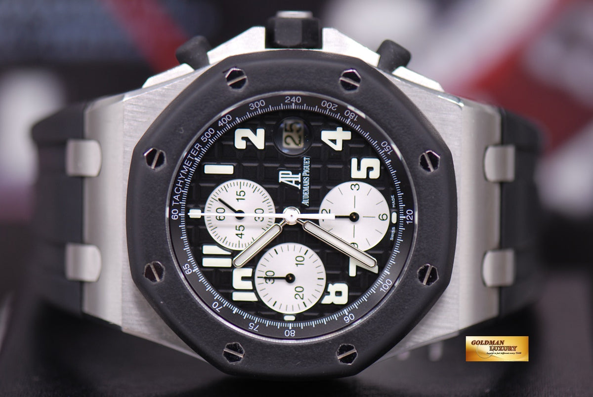 [SOLD] AUDEMARS PIGUET ROYAL OAK OFFSHORE RUBBER CLAD AUTOMATIC BLACK (MINT)