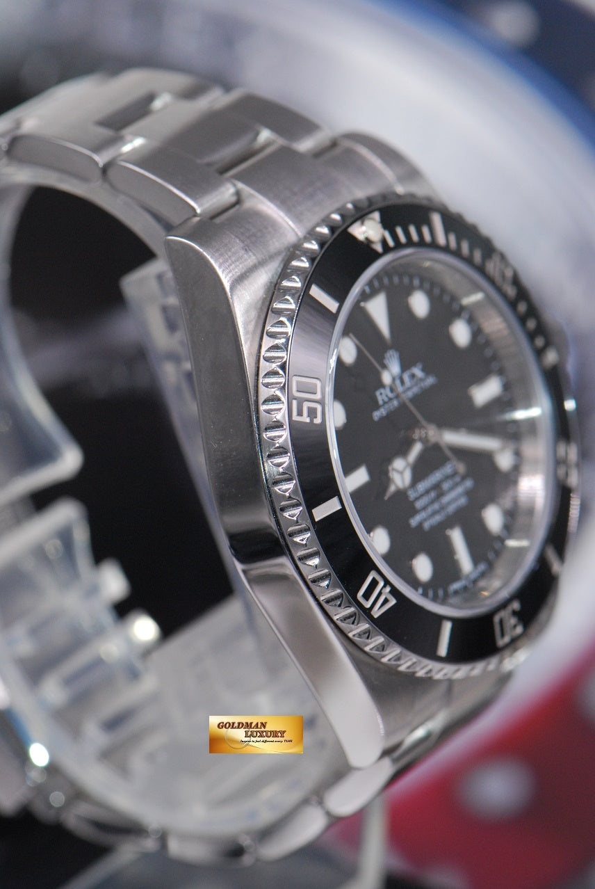 [SOLD] ROLEX OYSTER PERPETUAL SUBMARINER NO-DATE CERAMIC BLACK 114060 (MINT)