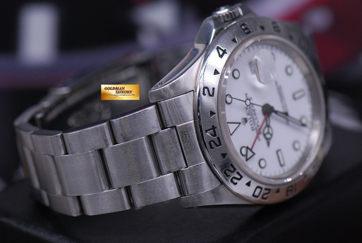 [SOLD] ROLEX OYSTER PERPETUAL EXPLORER II REF 16570 WHITE (MINT)