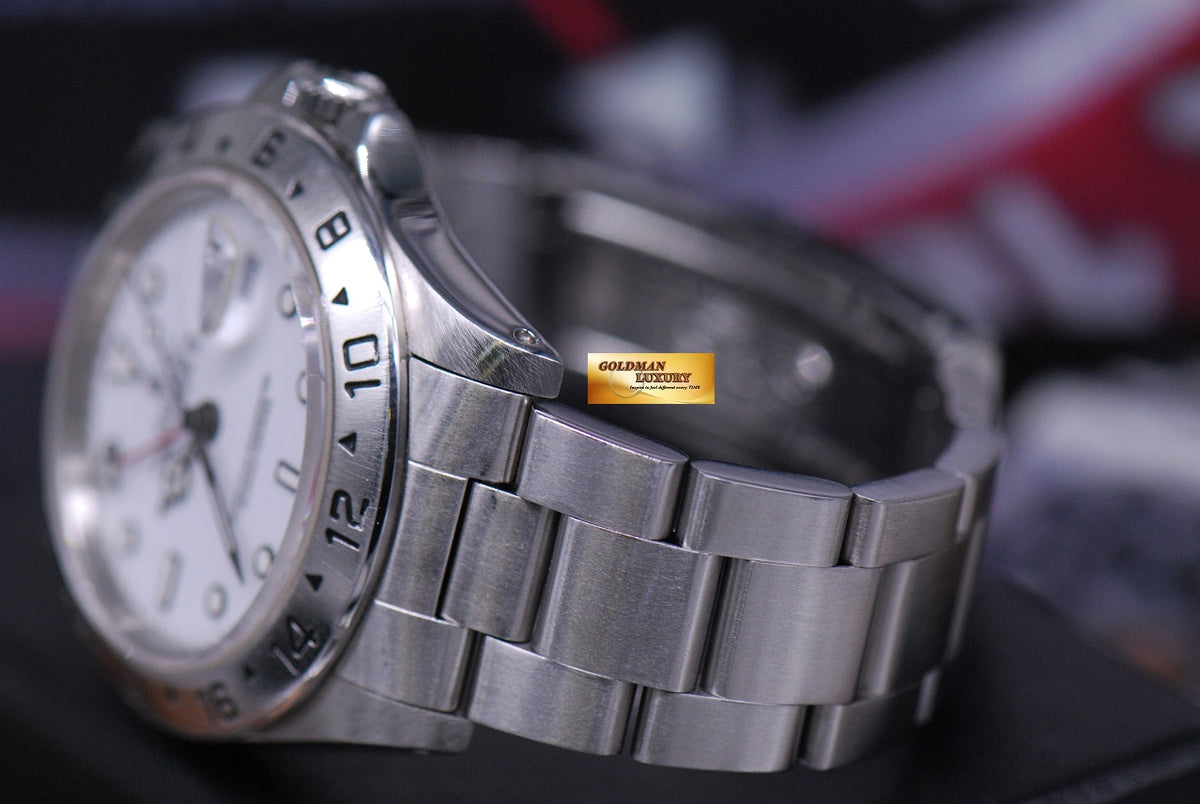 [SOLD] ROLEX OYSTER PERPETUAL EXPLORER II REF 16570 WHITE (MINT)